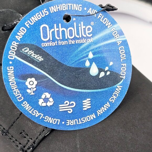 Propet Men's Grisham Black Nubuck Leather Casual Lace Up Oxfords Size 8.5 NWTF - Picture 13 of 13